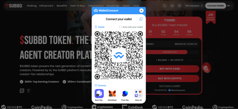 Adım 3: Cüzdanı SUBBD Ön Satış Paneline Bağlayın