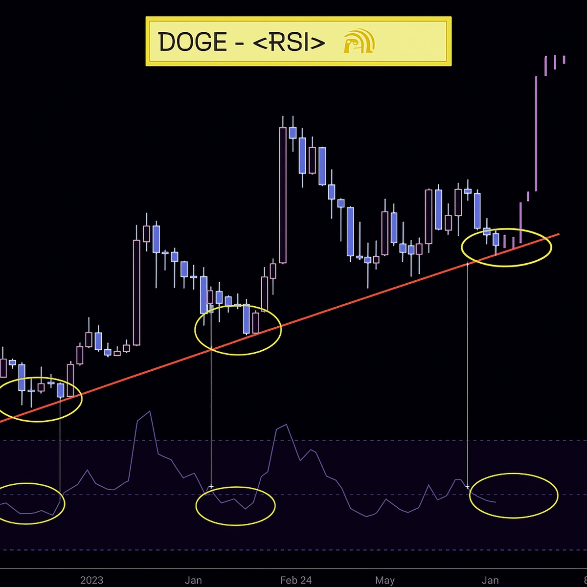 DOGE RSI analizi