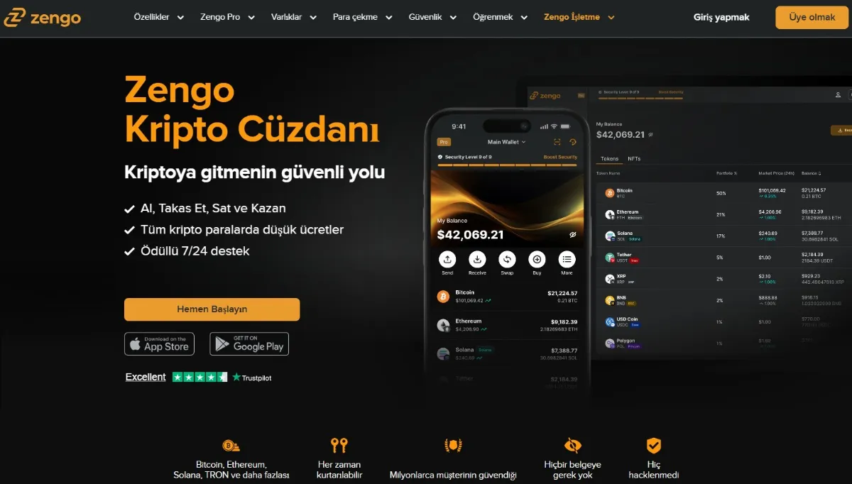 Zengo - coin cüzdanları