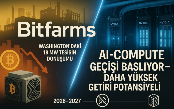 Bitfarms, Bitcoin Madenciliğini Azaltıp Yapay Zekâ İşlem Merkezlerine Odaklanıyor