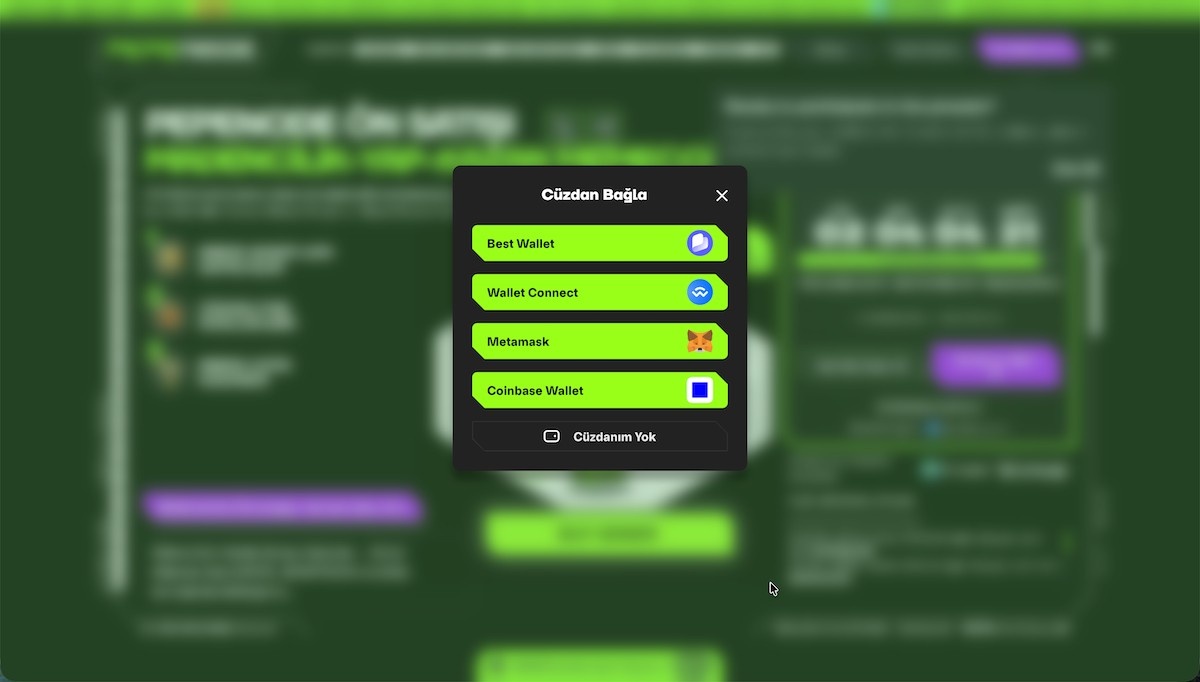 en iyi ICO projeleri - pepenode cüzdan bağla