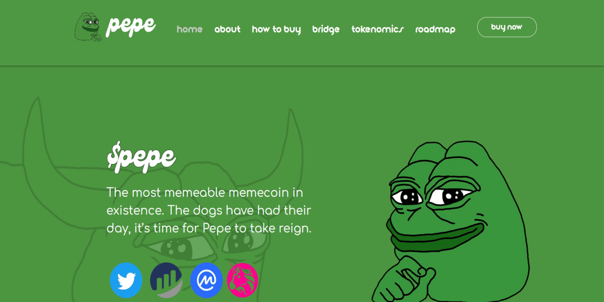 en iyi Ethereum tabanlı meme coinler - Pepe