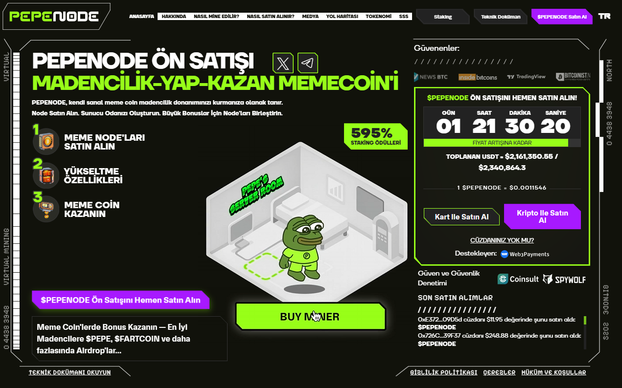 pepenode on satıs