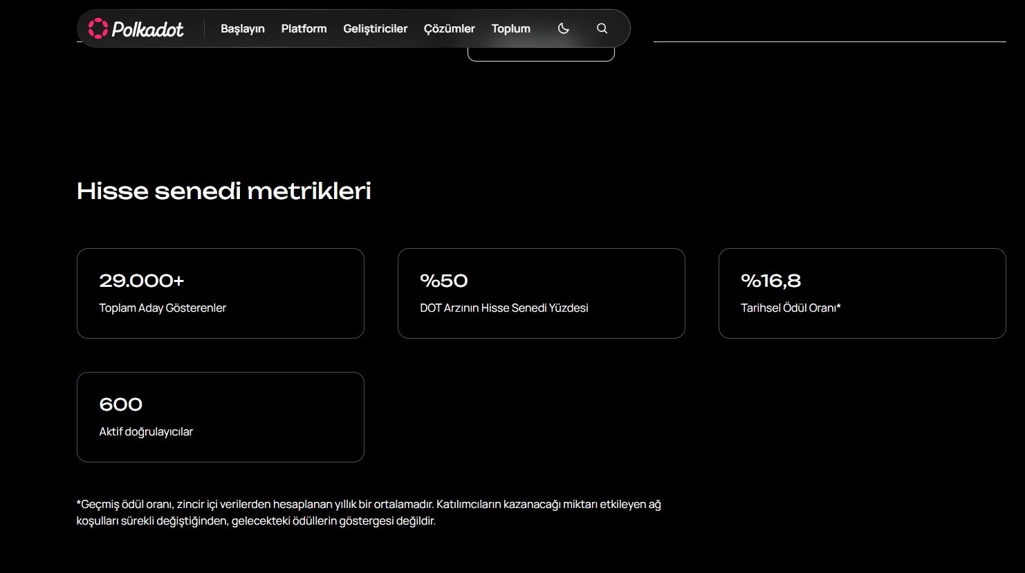 Polkadot projesi hakkında bilgiler