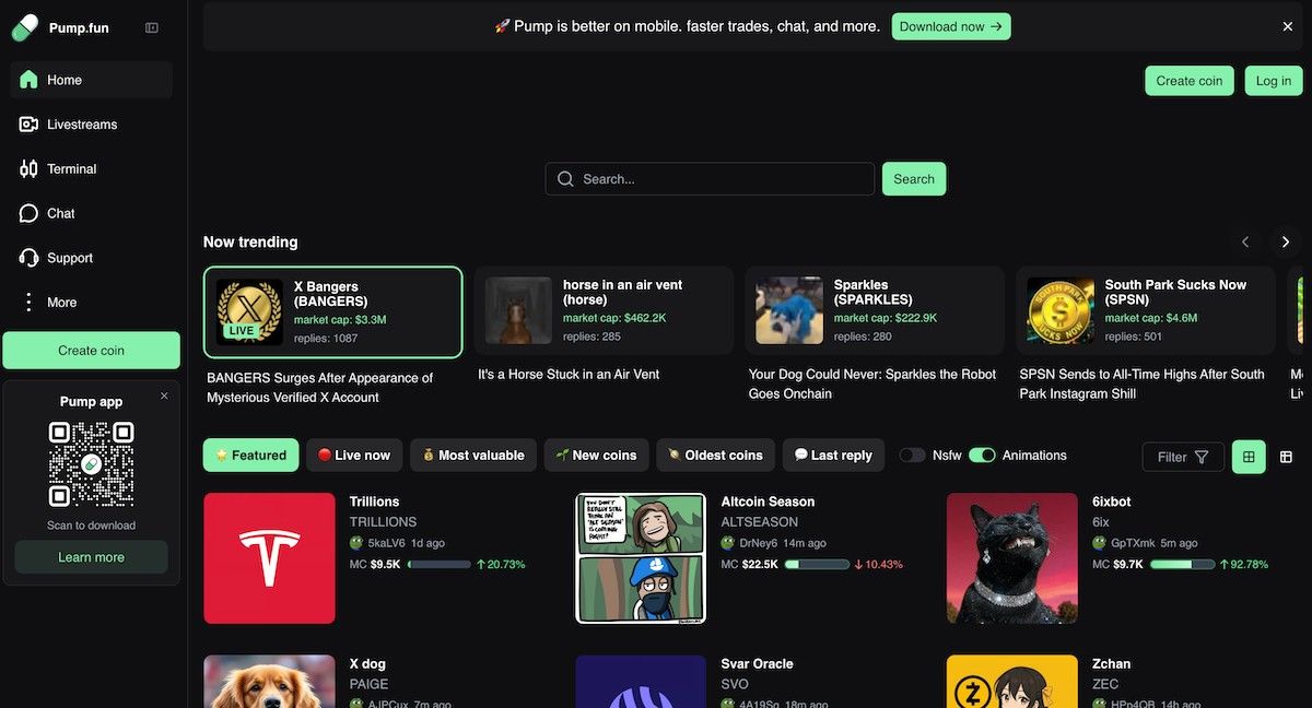 Pumpfun en güncel airdroplar