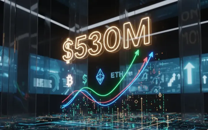 Bitcoin, Ethereum ve Solana ETF’lerine 530 Milyon Dolar Akışı