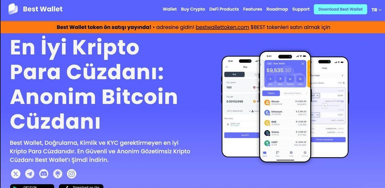 En İyi Kripto Borsaları Arasında Gizli İşlem Yapmak İsteyen Kullanıcılara Özel Best Wallet Hakkında Detaylı Bilgiler