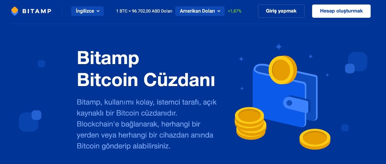 bitamp - en iyi anonim kripto cüzdanları