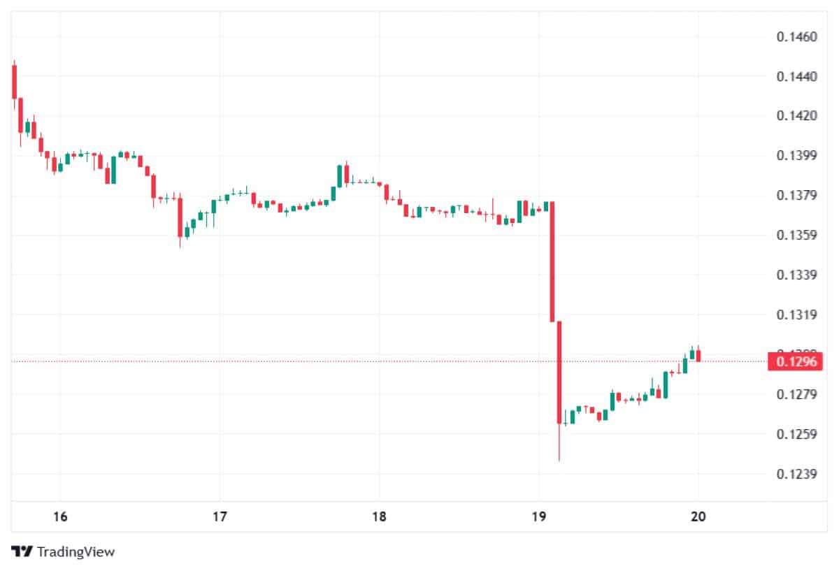 DOGE 20 Ocak 2026 fiyatı