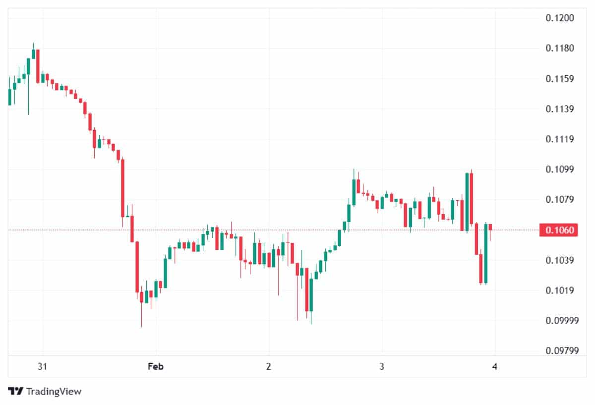 DOGE 4 ŞUBAT 2026 FİYATI