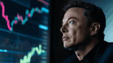 Elon Musk inspects chart