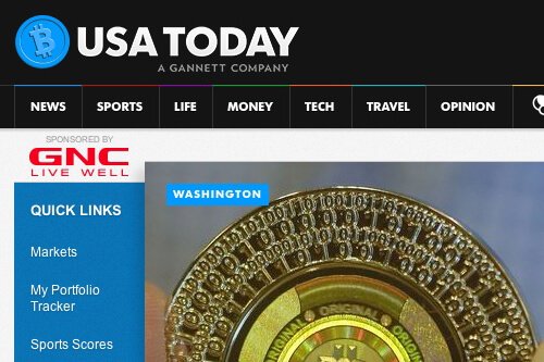 USA Today Uses the Bitcoin Logo to Celebrate FEC Decision