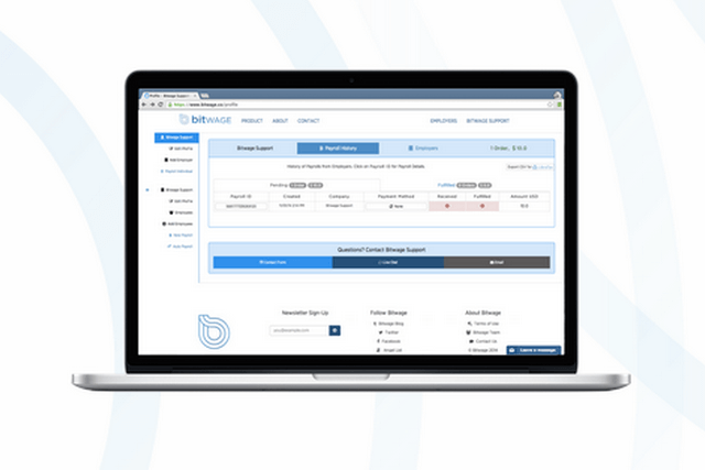 Bitwage Announces International Bitcoin Payroll for U.S. Employers