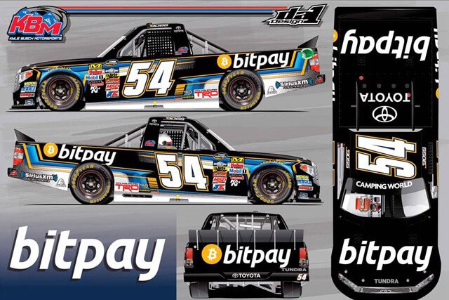 BitPay to Sponsor Kyle Busch Team at NASCAR Camping World Truck Series