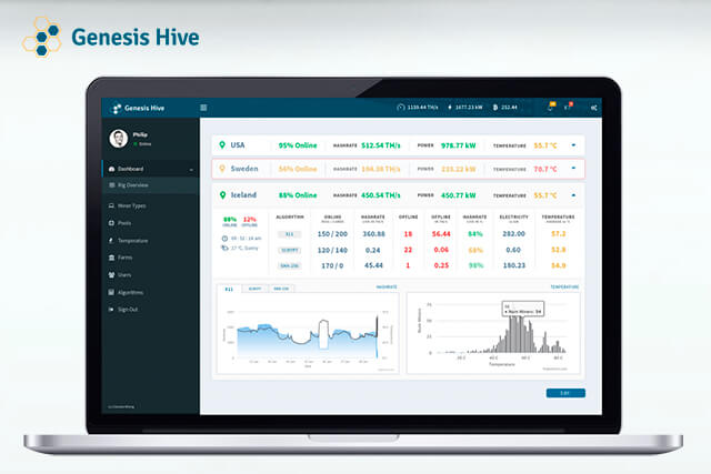 Genesis Mining Launches ‘Hive’, SaaS Tool for Large Scale Mining