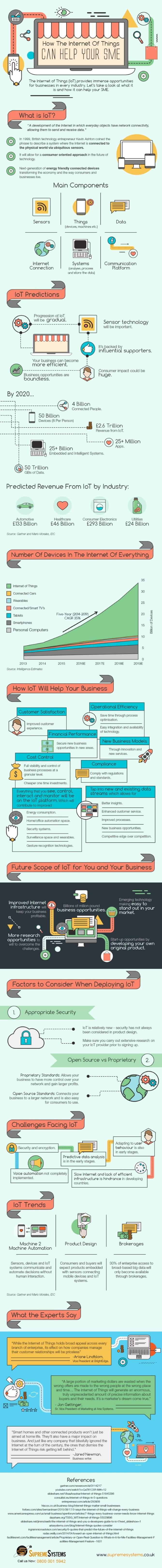 How the Internet of Things Can Help Your Small and Medium-sized Enterprises [Infographic]