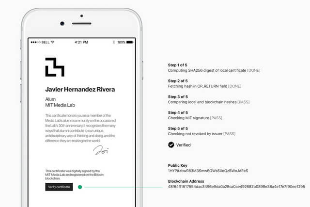 Learning Machine and MIT Media Lab Uses Blockchain Technology to Issue Academic Certificates