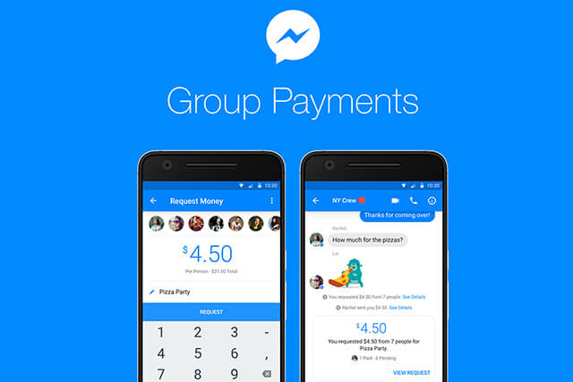 Facebook Launches Group Payments in Messenger App