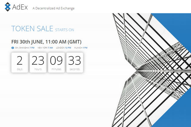 Decentralized Ad Network AdEx to Launch Its Token Sale on June 30