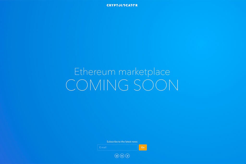 Ethereum Trading Marketplace Cryptolocator Will Be Launched in October