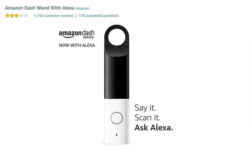 Amazon Releases $20 Dash Wand with Alexa Inside, Free to Prime Members