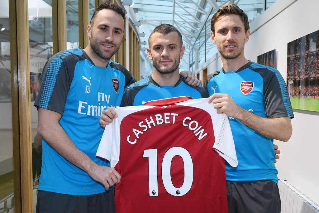 Arsenal FС Enters into World-First Crypto Partnership to Promote CashBet’s ICO