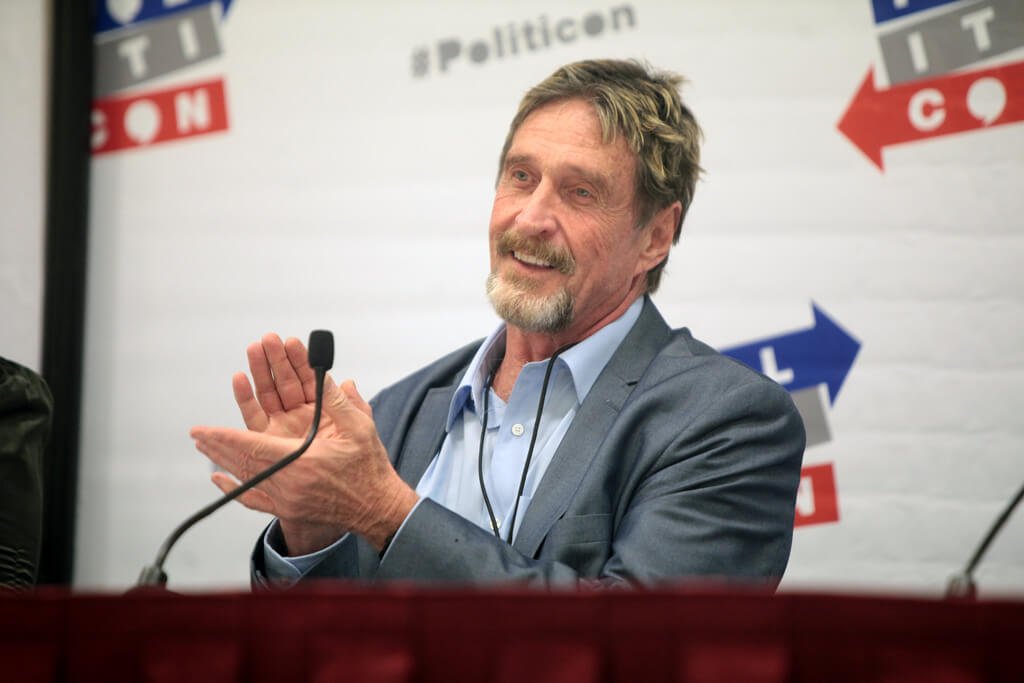 John McAfee Takes $105,000 for One Tweet Promoting ICOs