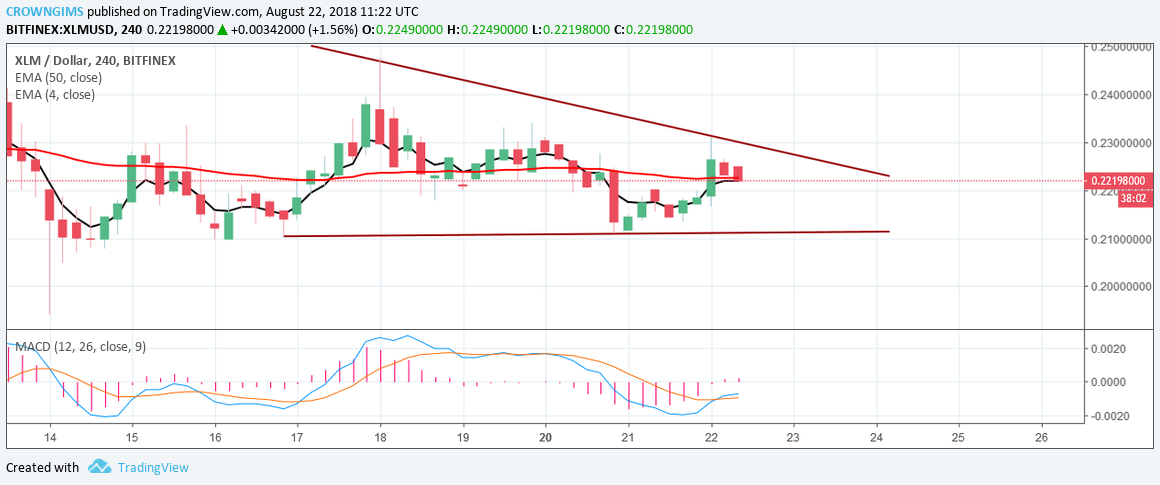 Stellar (XLM) Price Analysis: Trends of August 23–29, 2018