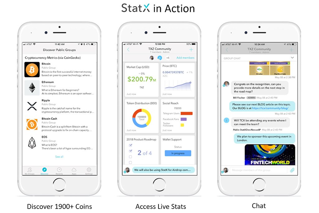 StatX Challenges Telegram with Innovative Mobile Messaging App for Crypto and Blockchain Community