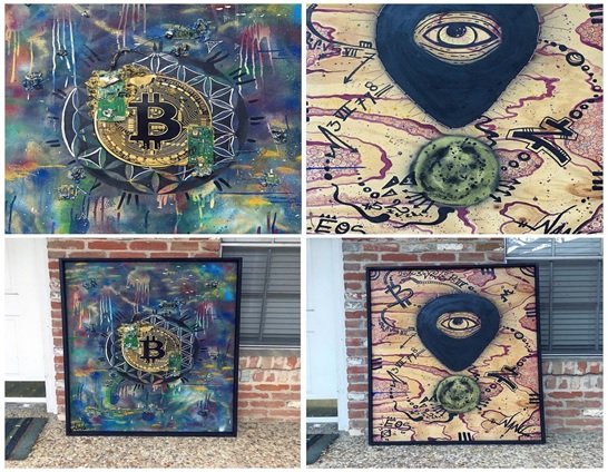 A Colourful Delight of Art Takes over Blockchain Conference