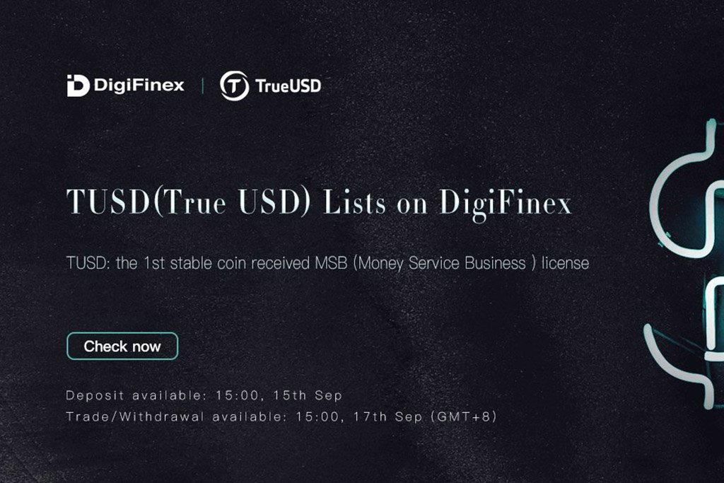 Digifinex Crypto Exchange Gets Rid of Tether Adopting TrustToken’s TrueUSD Instead