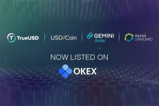 OKEx Cryptocurrency Exchange Adds Support for Four USD-Pegged Stablecoins