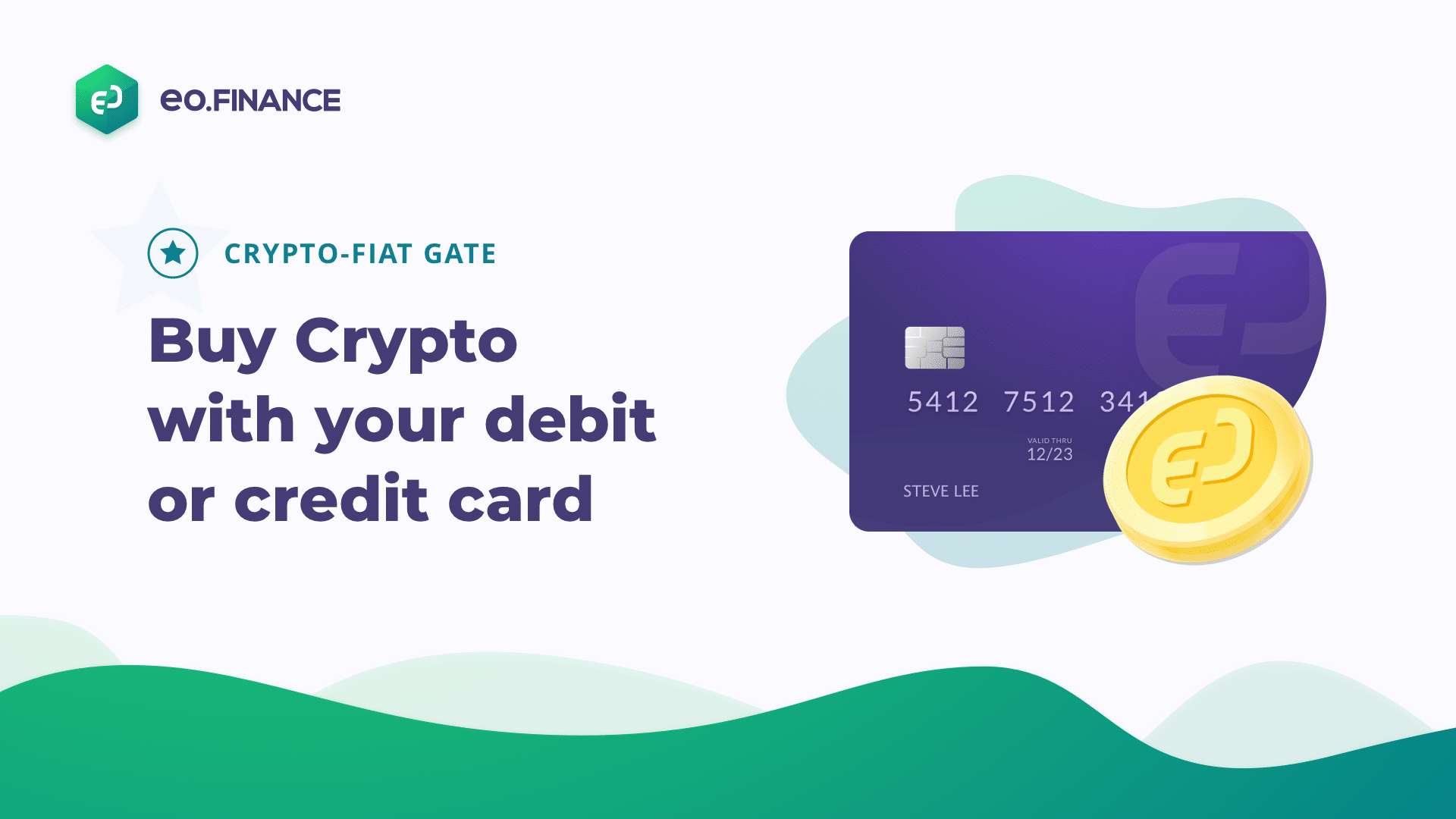 Buy Crypto with Credit or Debit Card Using EO.Finance