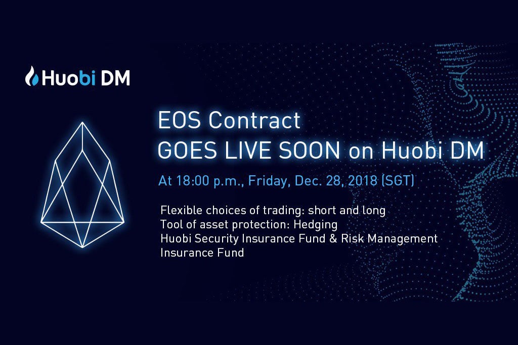 EOS Contract Joins Bitcoin and Ethereum on Huobi Derivative Market