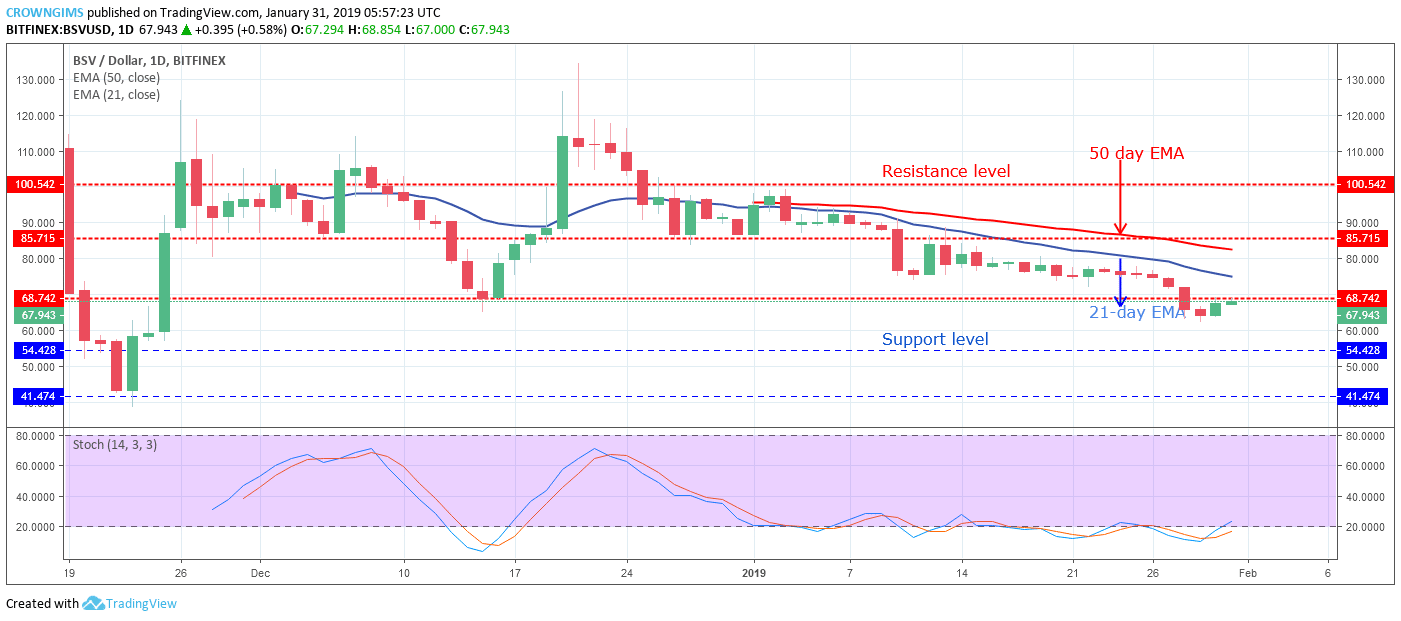 Bitcoin SV Price Analysis: BSV/USD Trends of January 31–February 06, 2019