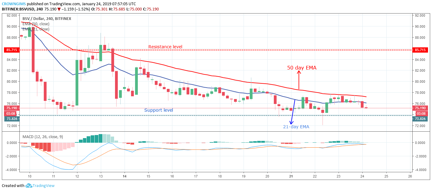 Bitcoin SV Price Analysis: BSV/USD Trends of January 24–30, 2019