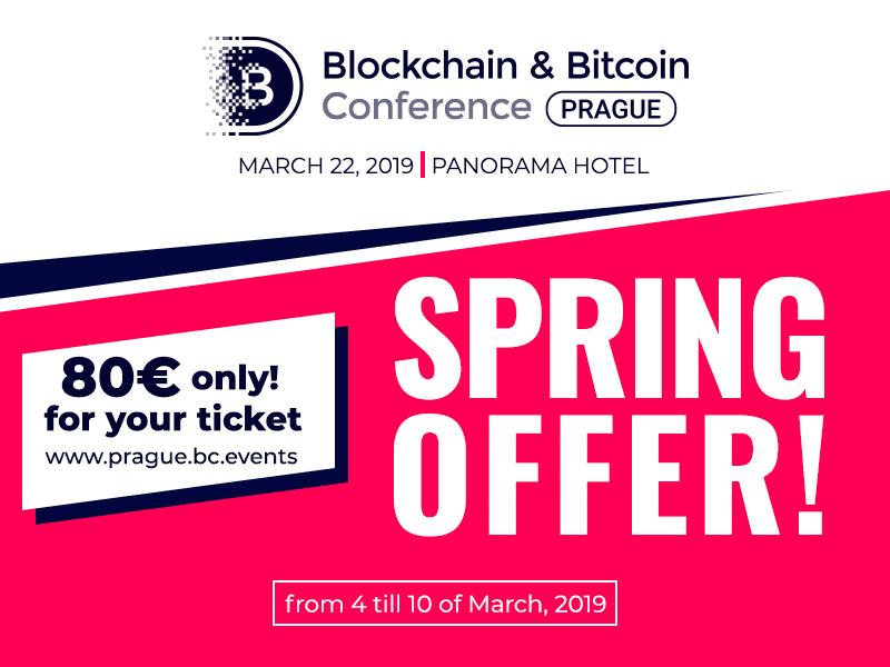 Celebrating March 8: Tickets to Blockchain & Bitcoin Conference Prague at €80