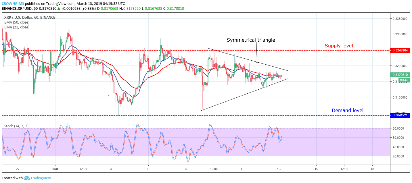 XRP Price Analysis: XRP/USD Remains within $0.32 - $0.30 Consolidating