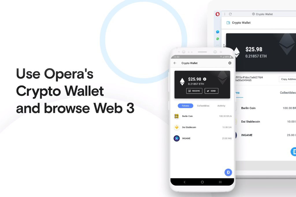 Opera Releases Desktop Browser with a Built-In Crypto Wallet