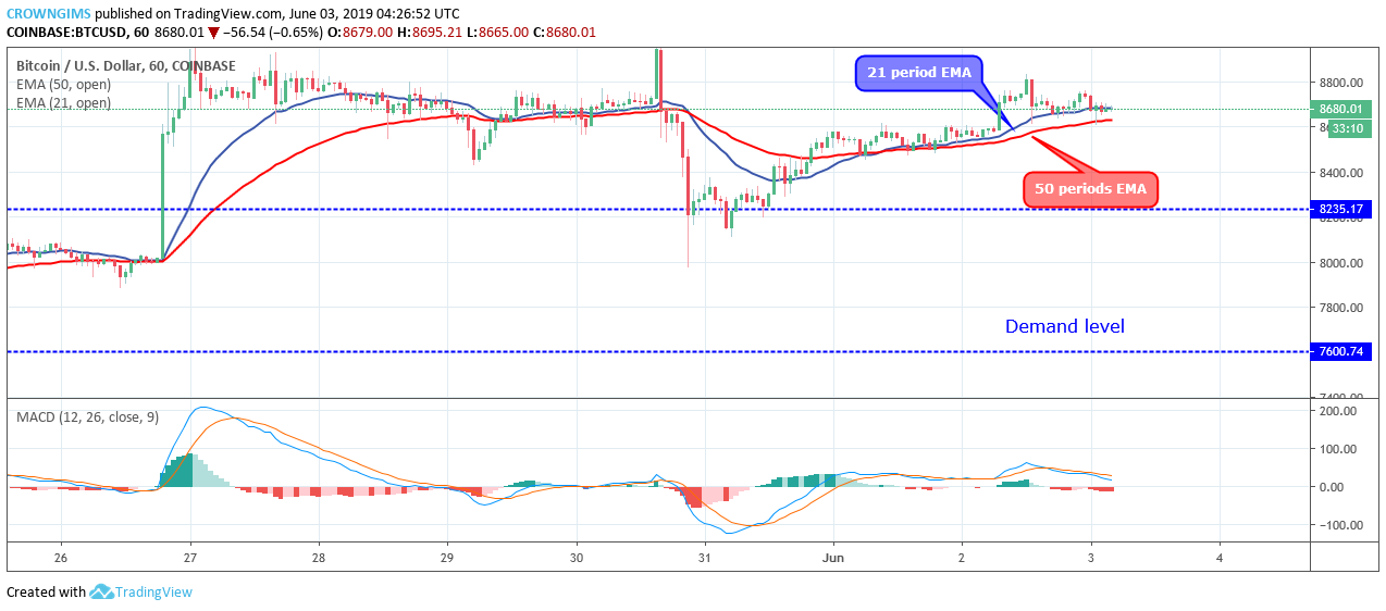 Bitcoin Price Analysis: BTC/USD Price Found Support at $8,235, Rallying Towards $9,398