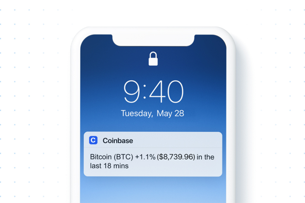 Coinbase Launches a Push Notification Feature on Its Mobile dApp