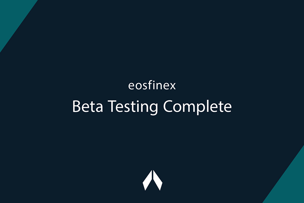 EOS-based Decentralized Exchange eosfinex Completes Beta Testing, Schedules July Launch