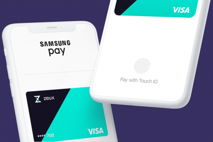 Pay with Crypto with Apple Pay and Samsung Pay with the Zeux App