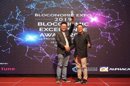 TriveAcademy Awarded the Bloconomic Excellence Award at the Bloconomic Expo 2019