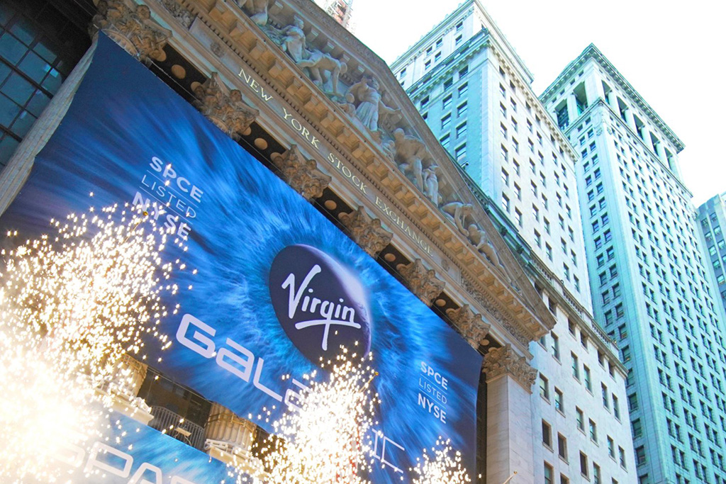 Branson’s Virgin Galactic Stock (SPCE) Rockets in NYSE Debut