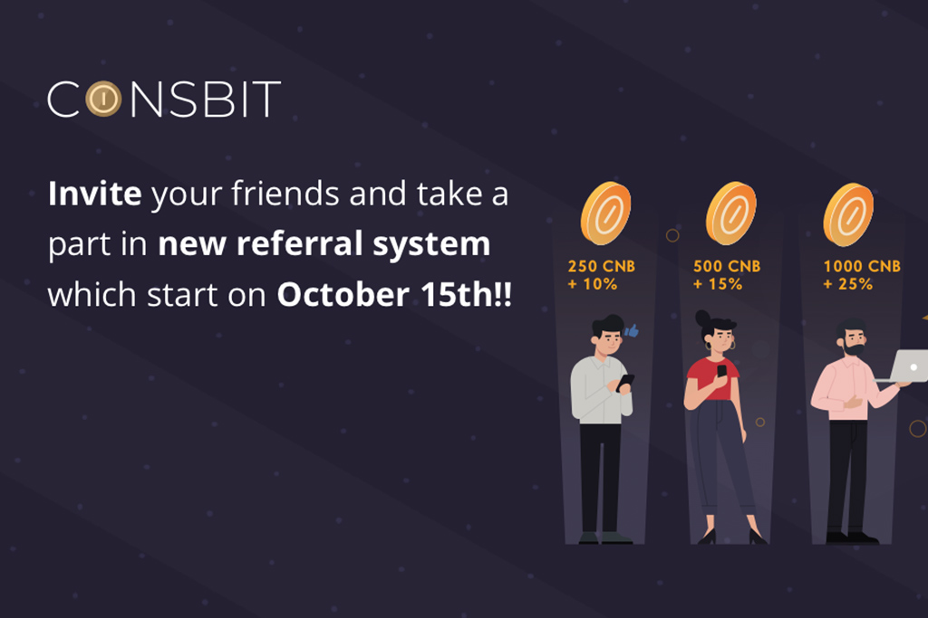 Coinsbit Rewards $200 in CNB Tokens for User Referrals