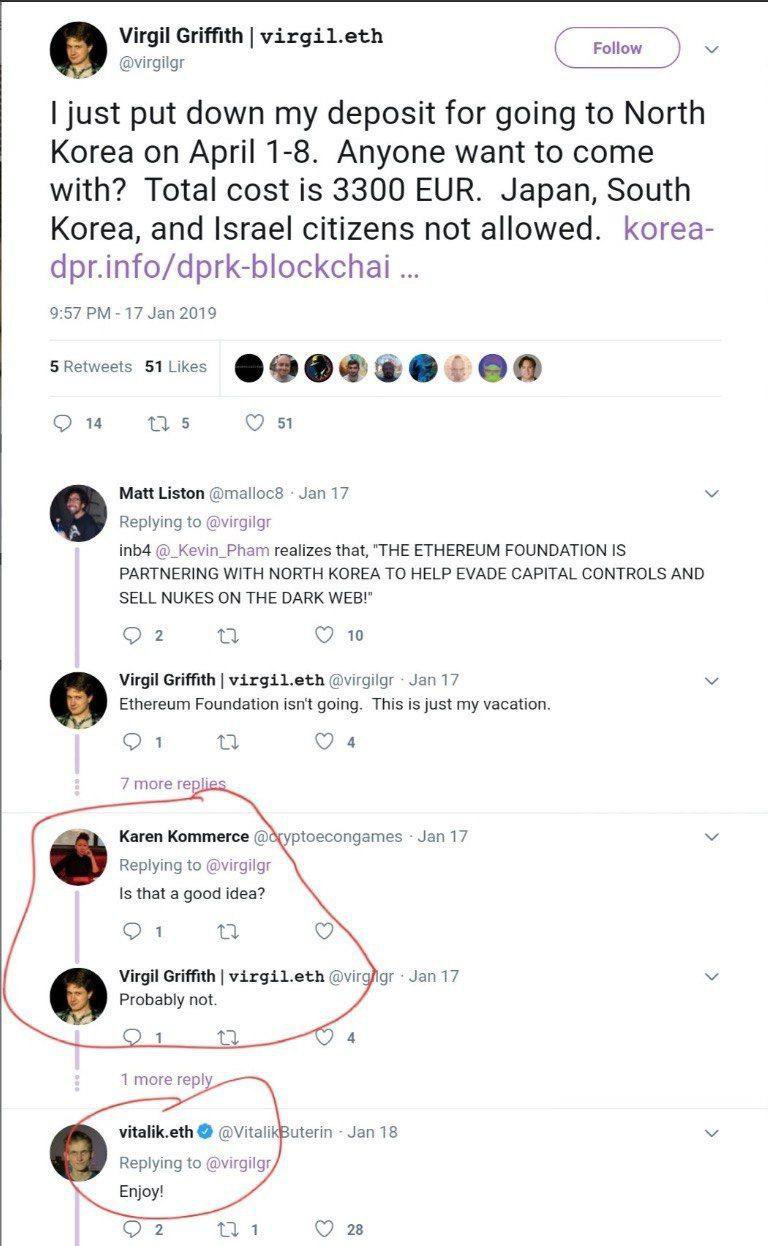 Traveling to North Korea with Ethereum backend