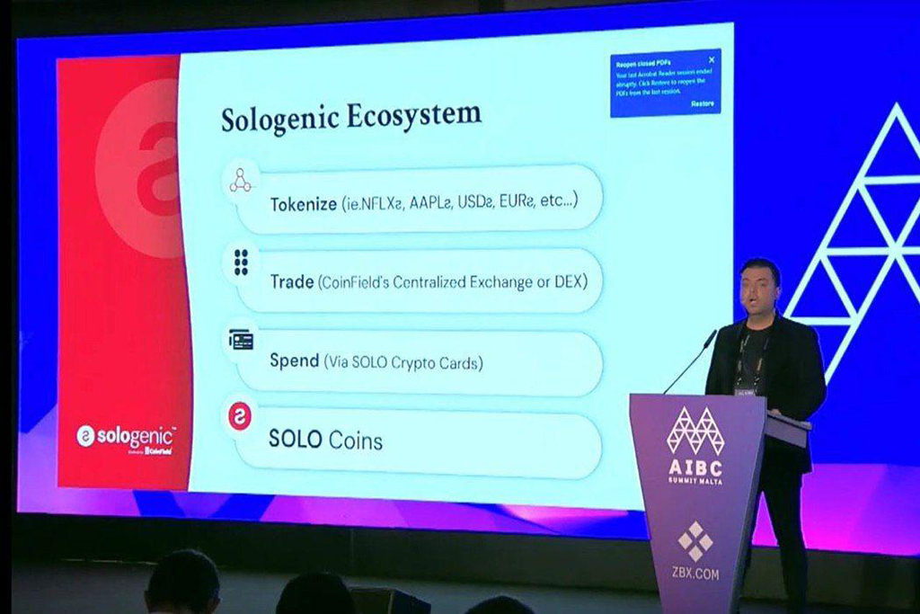 CoinField’s CEO Explains the Timeline for Trading Stocks and ETFs on Sologenic Platform
