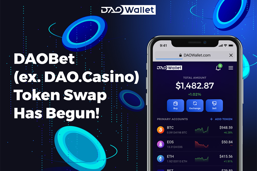 iGaming Platform DAOBet Begins BET Token Swap to Native Mainnet