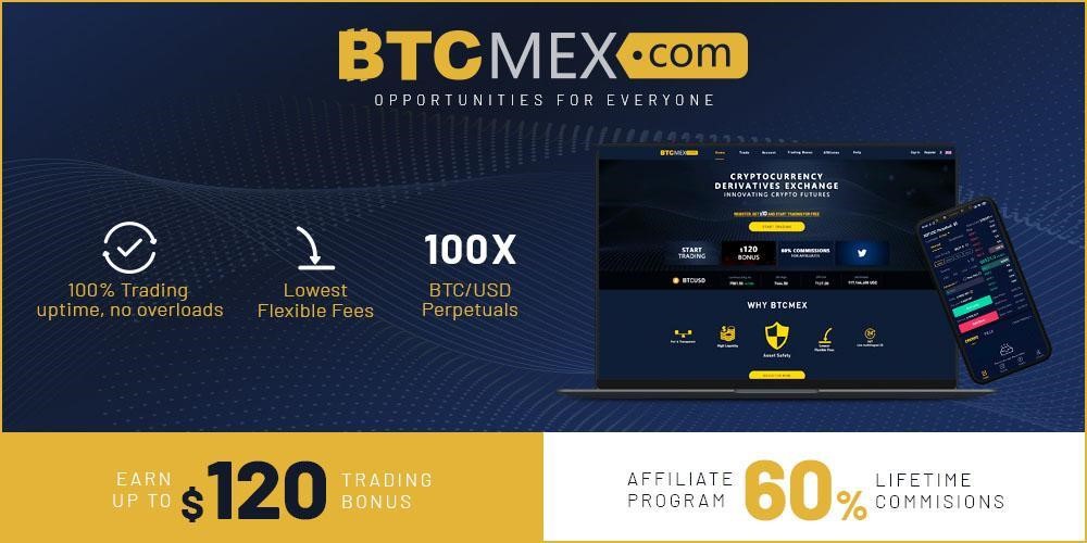 Derivatives Exchange BTCMEX Launches Affiliate Program and $120 Trading Bonus